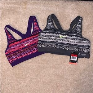 2 Nike sports bras